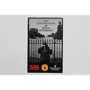 Supreme Undercover Public Enemy White House Sticker SS18